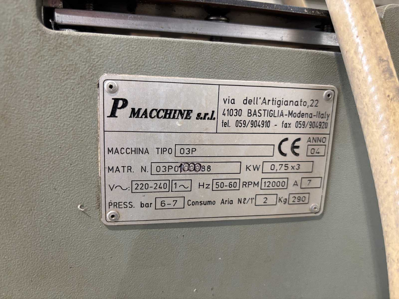 Three-spindle copy milling cutter P macchine s.r.l 03P - آلة طحن المعادن: صور 4 Three-spindle copy milling cutter P macchine s.r.l 03P - آلة طحن المعادن: صور 4