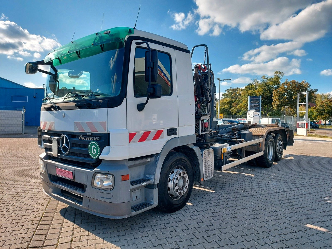 Mercedes-Benz Actros 6-Zyl. 2541 HMF KRAN ABROLLKIPPER - شاحنة ذات الخطاف, شاحنة كرين: صور 3 Mercedes-Benz Actros 6-Zyl. 2541 HMF KRAN ABROLLKIPPER - شاحنة ذات الخطاف, شاحنة كرين: صور 3