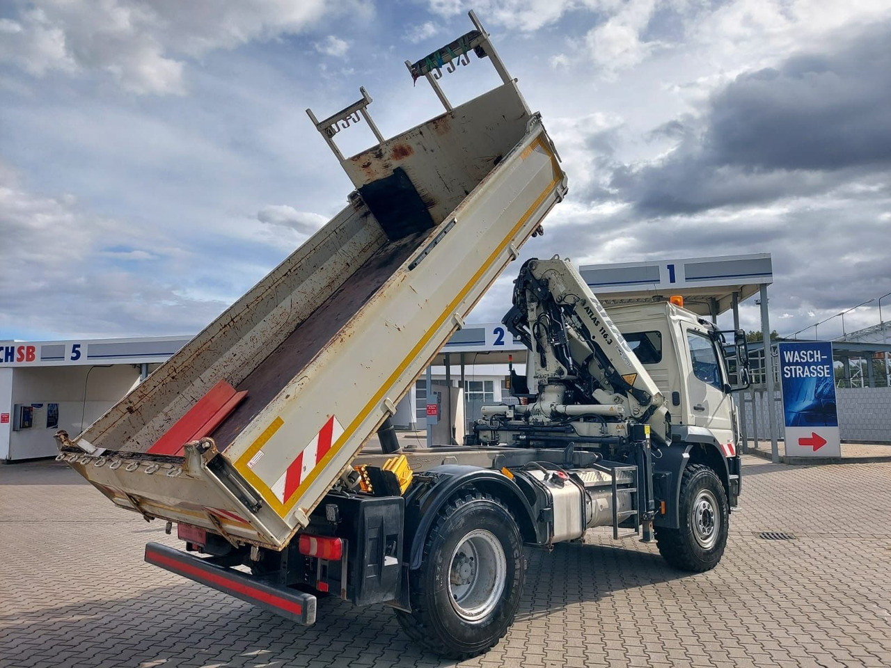 Mercedes-Benz Atego / 1324 MEILER 4X4 KRAN ATLAS 116.3 - قلابات, شاحنة كرين: صور 5 Mercedes-Benz Atego / 1324 MEILER 4X4 KRAN ATLAS 116.3 - قلابات, شاحنة كرين: صور 5