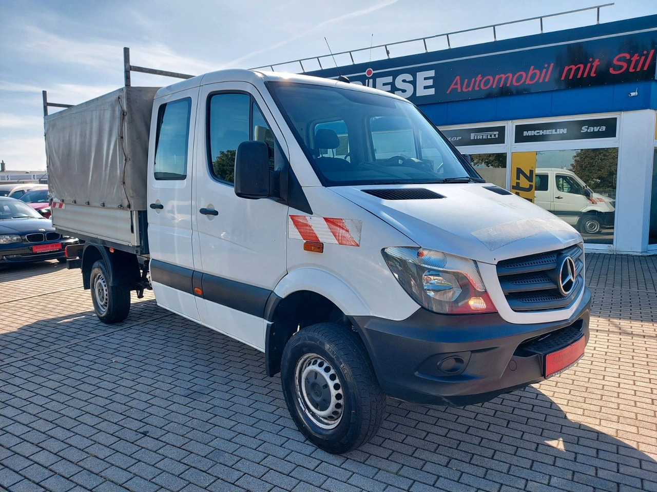 Mercedes-Benz Sprinter II Pritsche DoKa 316 CDI 4X4 Klima - الشاحنات الصغيرة ستائر, الشاحنات الصغيرة كابينة مزدوجة: صور 1 Mercedes-Benz Sprinter II Pritsche DoKa 316 CDI 4X4 Klima - الشاحنات الصغيرة ستائر, الشاحنات الصغيرة كابينة مزدوجة: صور 1