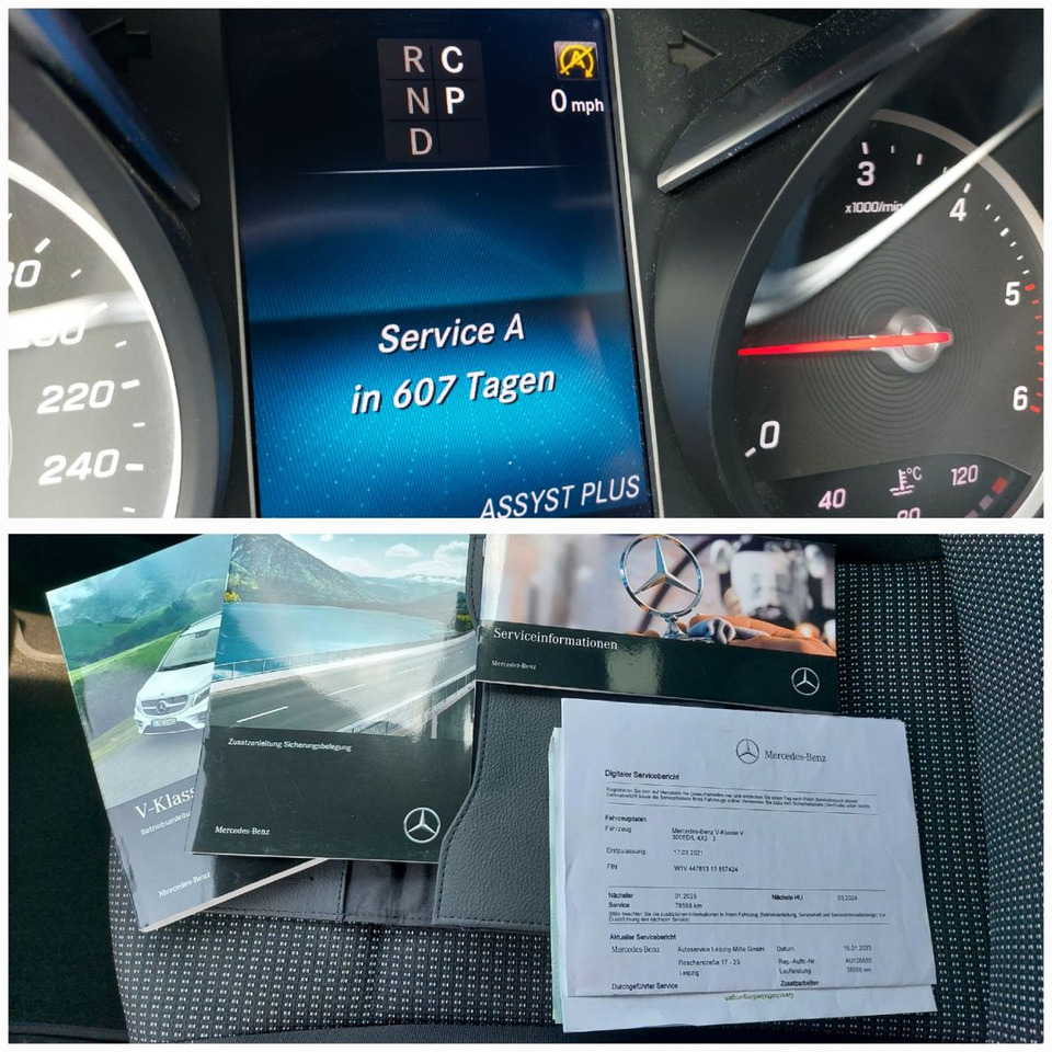 ميكروباص Mercedes-Benz V 300 V -Klasse EDITION 2020 4MATIC lang AMG: صور 28