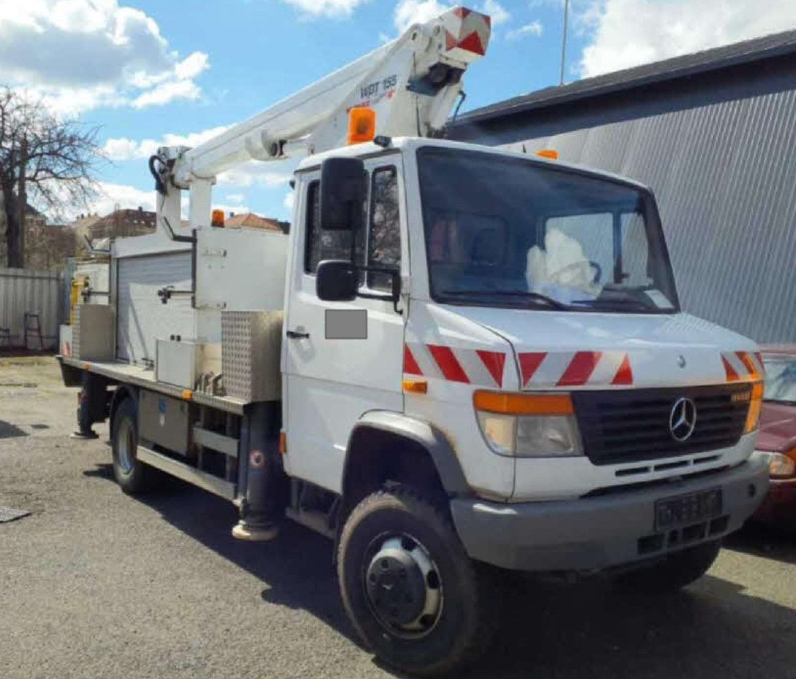 Mercedes-Benz VARIO 814D HUBARBEITS WUMAG 155T 4X4 ALLRAD - مصاعد الازدهار محمولة على شاحنة: صور 1 Mercedes-Benz VARIO 814D HUBARBEITS WUMAG 155T 4X4 ALLRAD - مصاعد الازدهار محمولة على شاحنة: صور 1