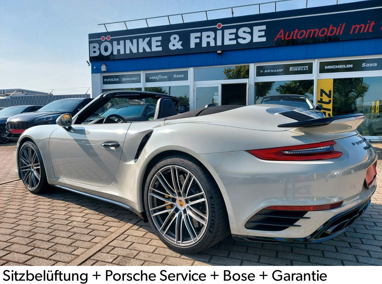 Porsche 911 Turbo S Cabriolet ACC Bose Sitzlüft Garantie - سيارة: صور 1 Porsche 911 Turbo S Cabriolet ACC Bose Sitzlüft Garantie - سيارة: صور 1