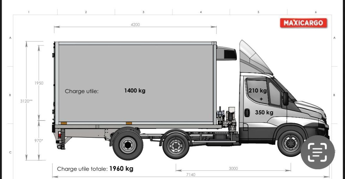 Iveco Daily 35C18 MAXICARGO Kühlkoffer/CARRIER/AC/EU6 - الشاحنات الصغيرة المبردة: صور 5 Iveco Daily 35C18 MAXICARGO Kühlkoffer/CARRIER/AC/EU6 - الشاحنات الصغيرة المبردة: صور 5