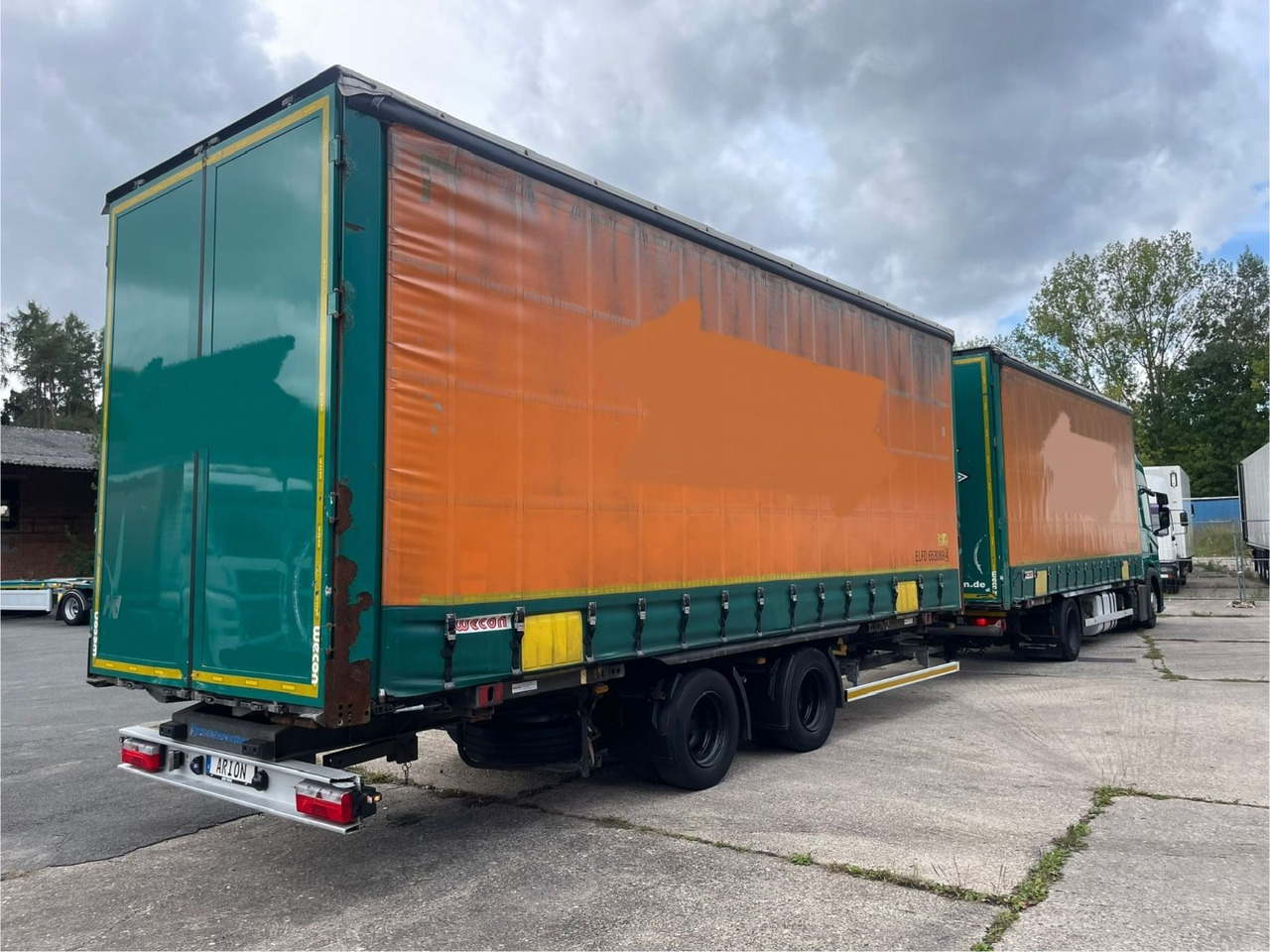 Scania G450 Pritsche+Plane/ANHÄNGER/KOTSCHENREUTHER - شاحنة ستارة: صور 4 Scania G450 Pritsche+Plane/ANHÄNGER/KOTSCHENREUTHER - شاحنة ستارة: صور 4