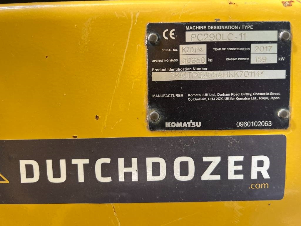 حفارات زحافة Komatsu PC290LC-11: صور 7