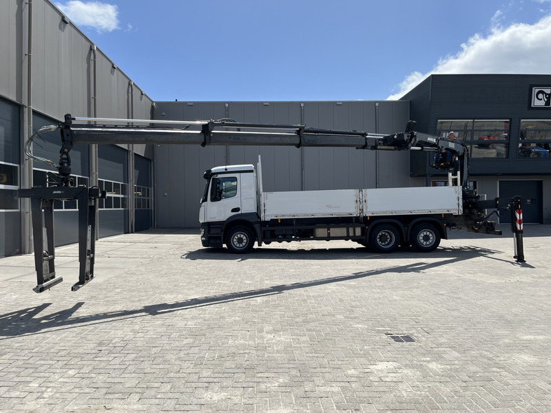 Mercedes-Benz ANTOS 2546 6X2 Bouwstoffenauto / Open laadbak vv KRAAN MKG HLK 221-3 met Palletklem - شاحنات مسطحة, شاحنة كرين: صور 2 Mercedes-Benz ANTOS 2546 6X2 Bouwstoffenauto / Open laadbak vv KRAAN MKG HLK 221-3 met Palletklem - شاحنات مسطحة, شاحنة كرين: صور 2