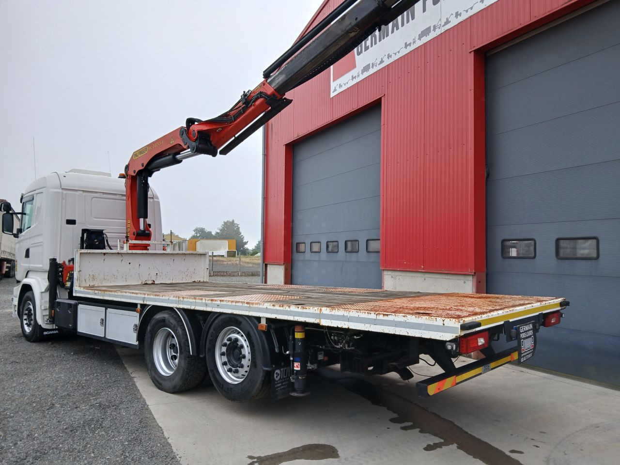 SCANIA 410 6x2 Standard platform Truck - شاحنات مسطحة, شاحنة كرين: صور 4 SCANIA 410 6x2 Standard platform Truck - شاحنات مسطحة, شاحنة كرين: صور 4
