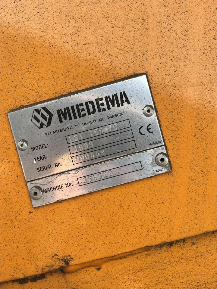 Miedema LBV160-70 - سيور ناقلة: صور 2 Miedema LBV160-70 - سيور ناقلة: صور 2