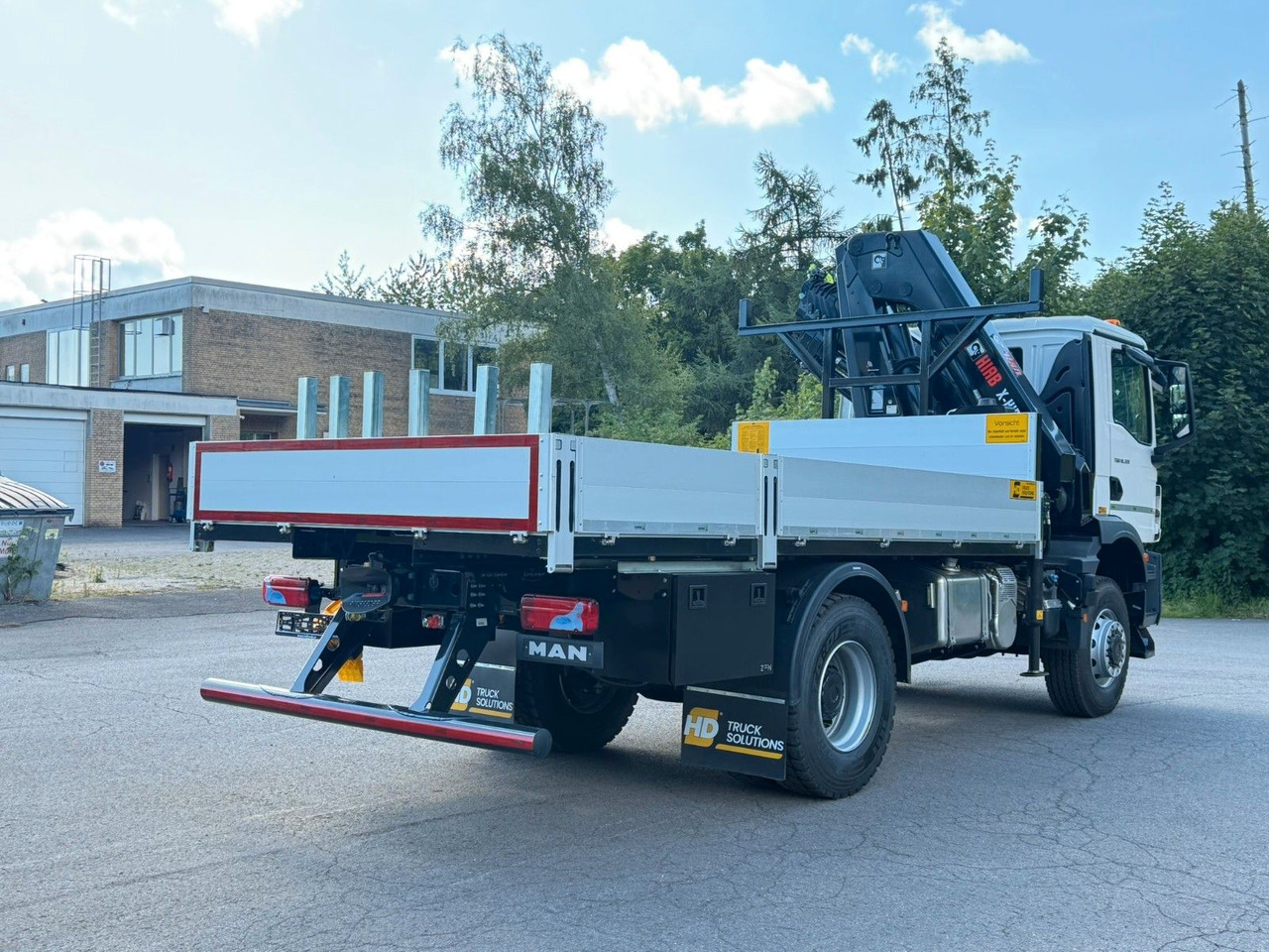 شاحنة كرين MAN TGM 18.320 4x4 Hiab 228-4 Kran: صور 11