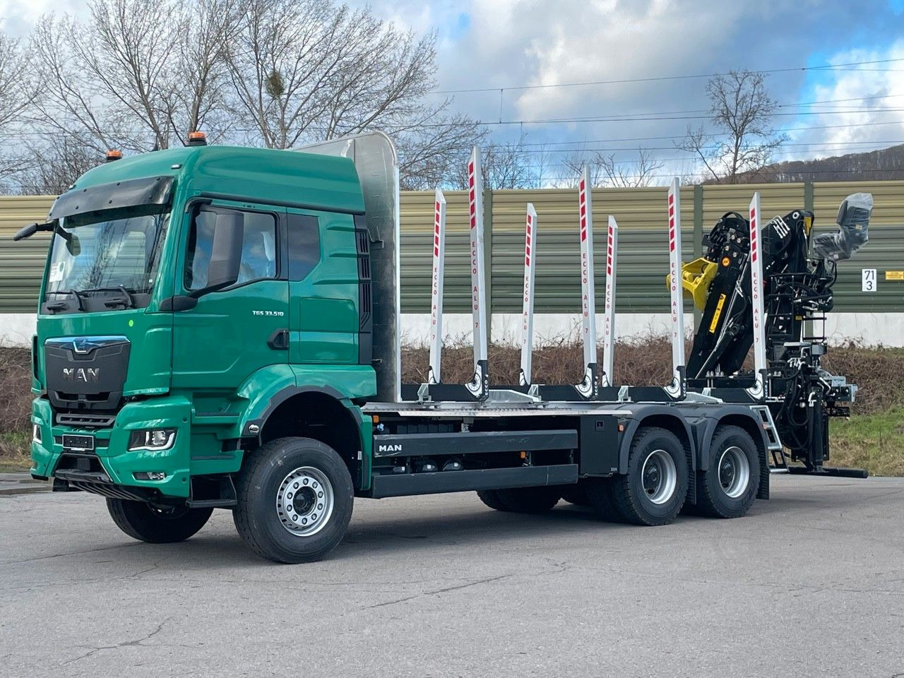 MAN TGS 33.510 6X4 BL Euro6e LogLift 165Z - شاحنة قطع الأشجار, شاحنة كرين: صور 3 MAN TGS 33.510 6X4 BL Euro6e LogLift 165Z - شاحنة قطع الأشجار, شاحنة كرين: صور 3