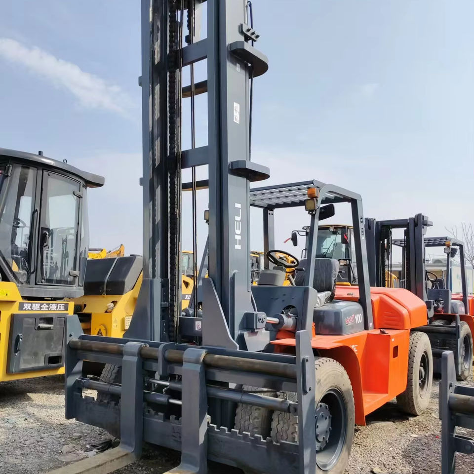 6-Meter Lift Height Mast Forklift Used Heli 10-Ton Forklift Truck Cpcd100 - رافعة شوكية: صور 1 6-Meter Lift Height Mast Forklift Used Heli 10-Ton Forklift Truck Cpcd100 - رافعة شوكية: صور 1