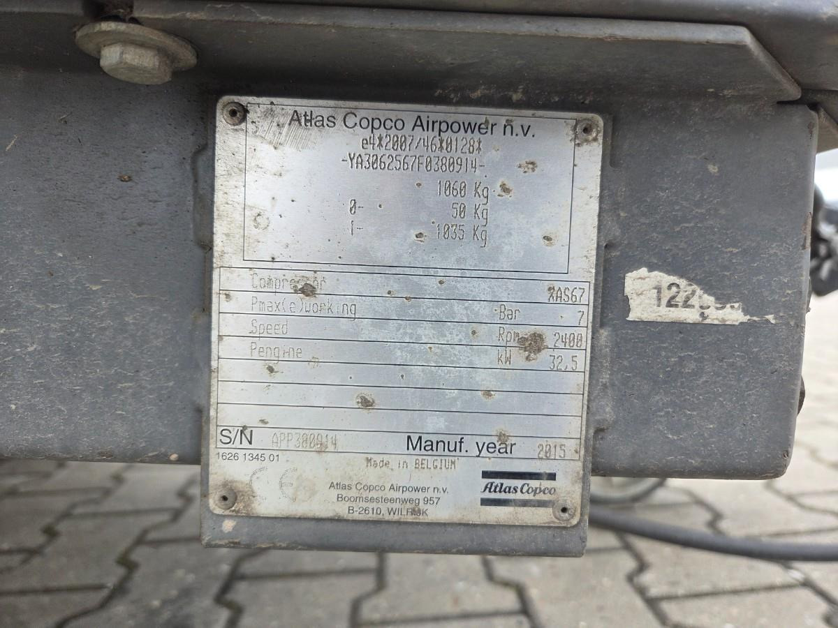 Atlas Copco XAS67 Compressor - ضاغط الهواء: صور 4 Atlas Copco XAS67 Compressor - ضاغط الهواء: صور 4