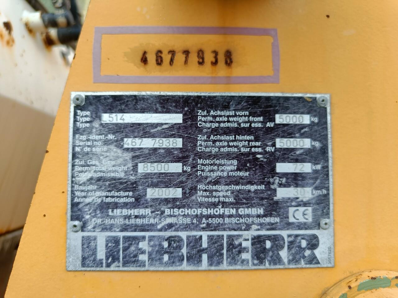 اللودر بعجل Liebherr L514 Shovel: صور 10