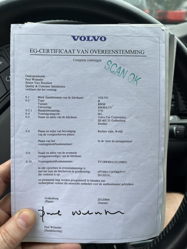 Volvo V70 2.0 D4 Momentum 2012 348.089 km JK-854-N - سيارة: صور 2 Volvo V70 2.0 D4 Momentum 2012 348.089 km JK-854-N - سيارة: صور 2