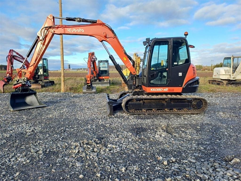 Kubota KX080-4a Pyörittäjällä - حفارة مصغرة: صور 2 Kubota KX080-4a Pyörittäjällä - حفارة مصغرة: صور 2