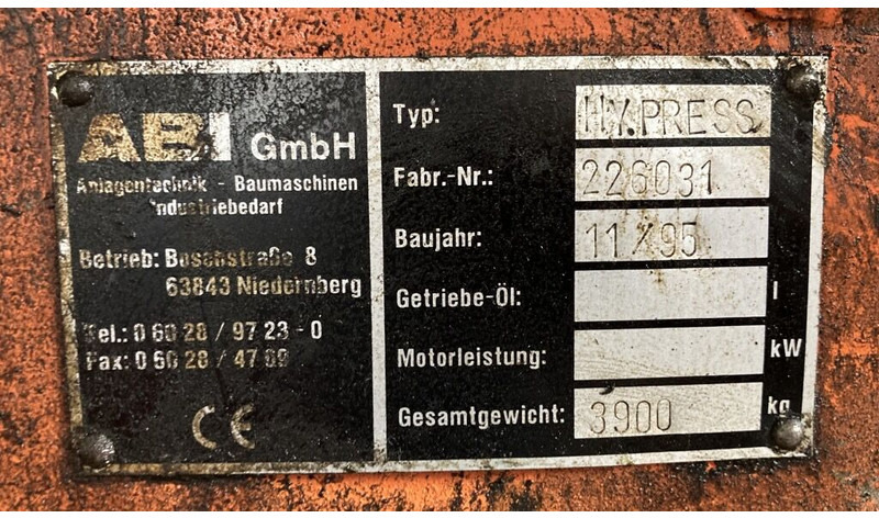 Abi RE 12/14300 Pile Driver & Drill Rig - سائق كومة: صور 5 Abi RE 12/14300 Pile Driver & Drill Rig - سائق كومة: صور 5