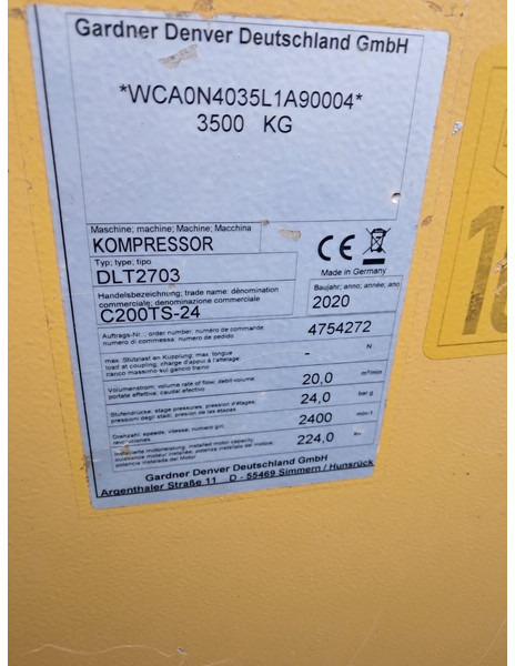 Compair C200 TS - 24 - ضاغط الهواء: صور 2 Compair C200 TS - 24 - ضاغط الهواء: صور 2