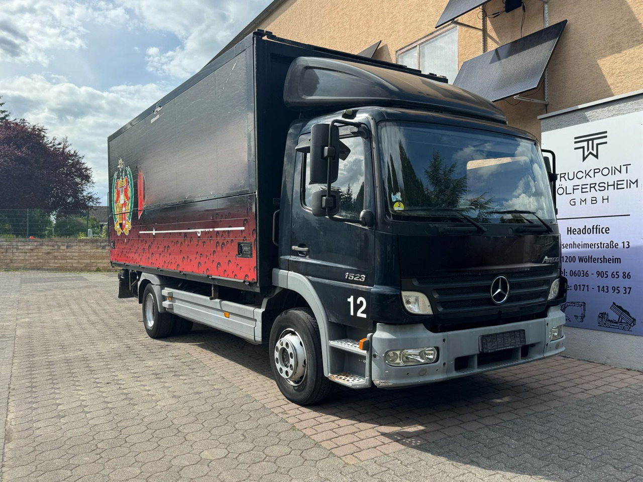 Mercedes-Benz Atego1523/LBW/AHK/Klima/Standh./aus.1Hand - نقل الشراب شاحنة: صور 1 Mercedes-Benz Atego1523/LBW/AHK/Klima/Standh./aus.1Hand - نقل الشراب شاحنة: صور 1