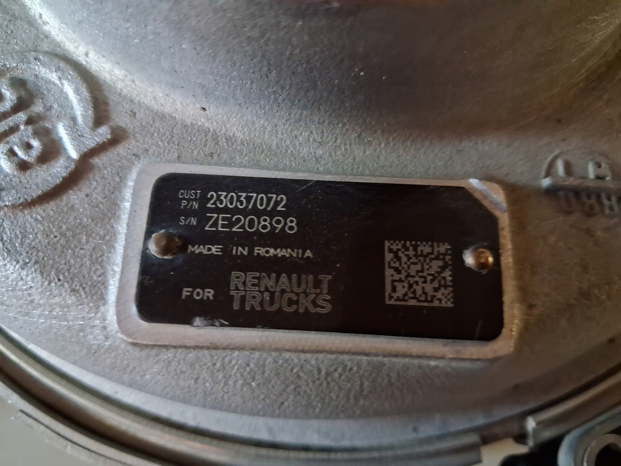 RENAULT 23037072 - الشاحن التوربيني: صور 2 RENAULT 23037072 - الشاحن التوربيني: صور 2