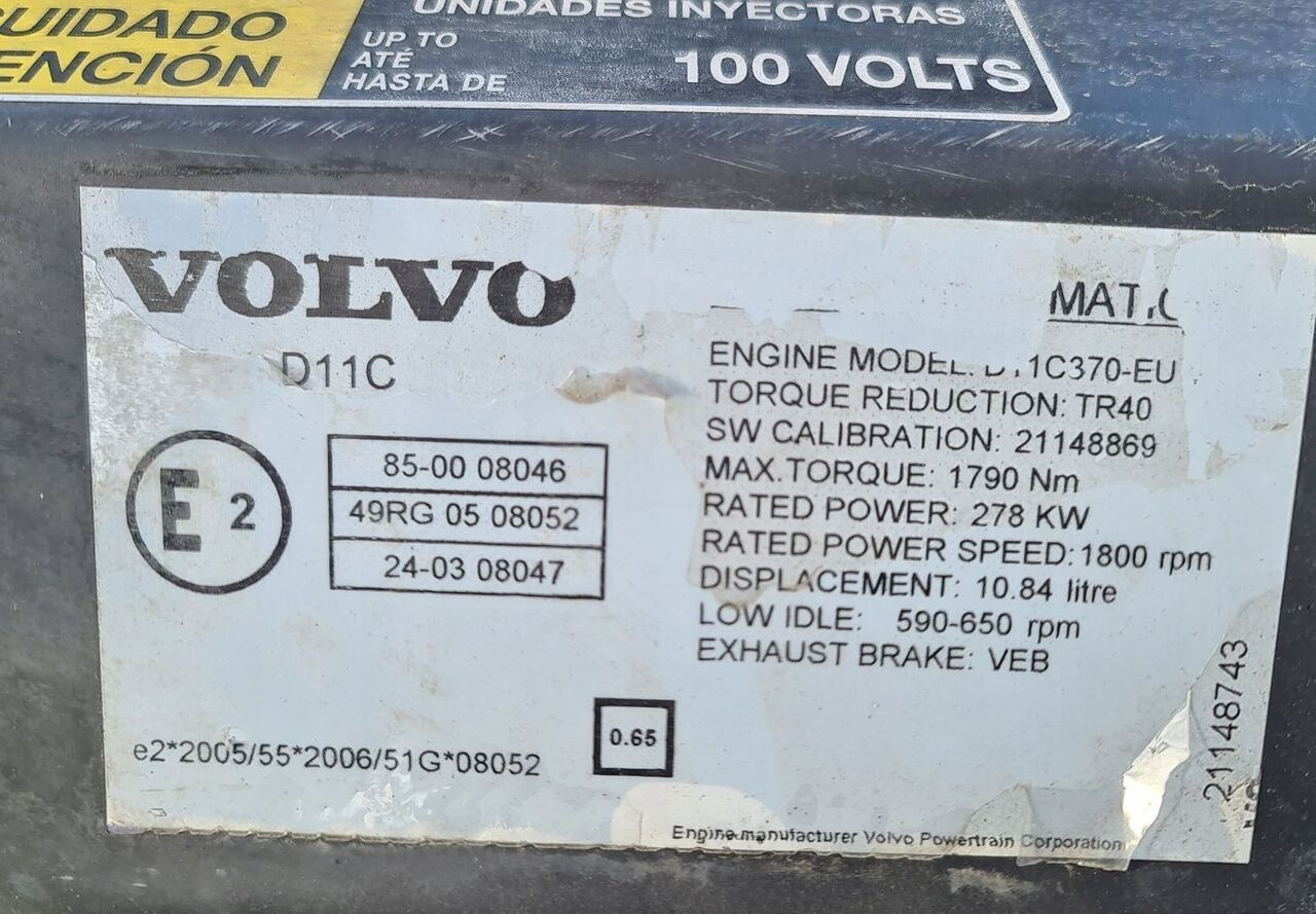 Volvo D11C 370 410 450 VOLVO Volvo FMX - المحرك - شاحنة: صور 2 Volvo D11C 370 410 450 VOLVO Volvo FMX - المحرك - شاحنة: صور 2