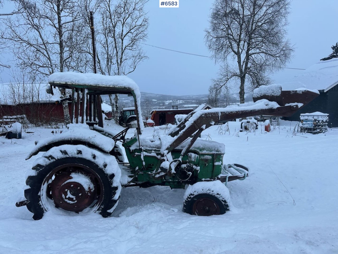 1969 Deutz D5005 tractor w/ front loader. Rep. object. - جرار: صور 2 1969 Deutz D5005 tractor w/ front loader. Rep. object. - جرار: صور 2