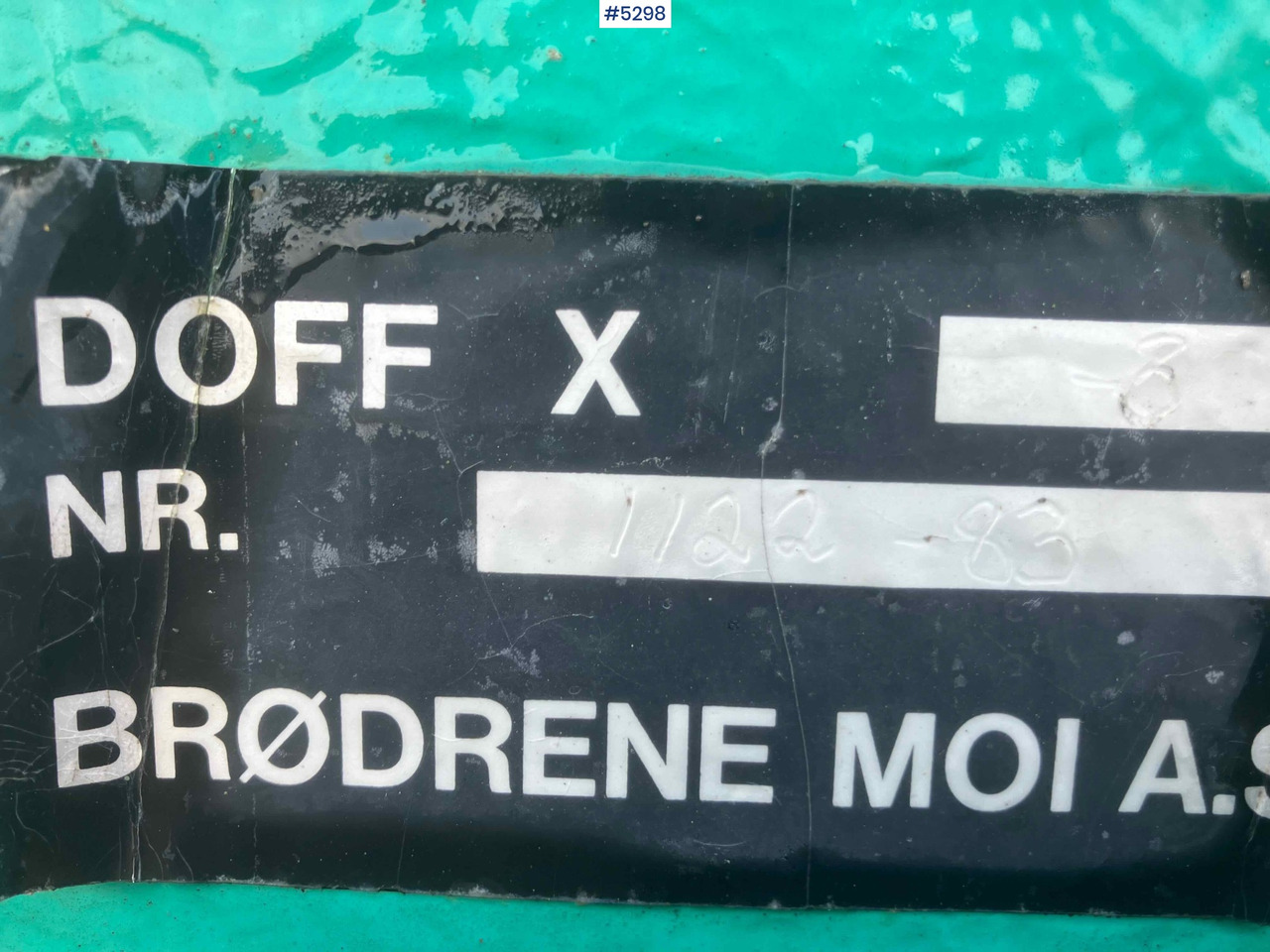 1983 DOFF-X3 Slurry tanker - صهريج السماد السائل: صور 5 1983 DOFF-X3 Slurry tanker - صهريج السماد السائل: صور 5