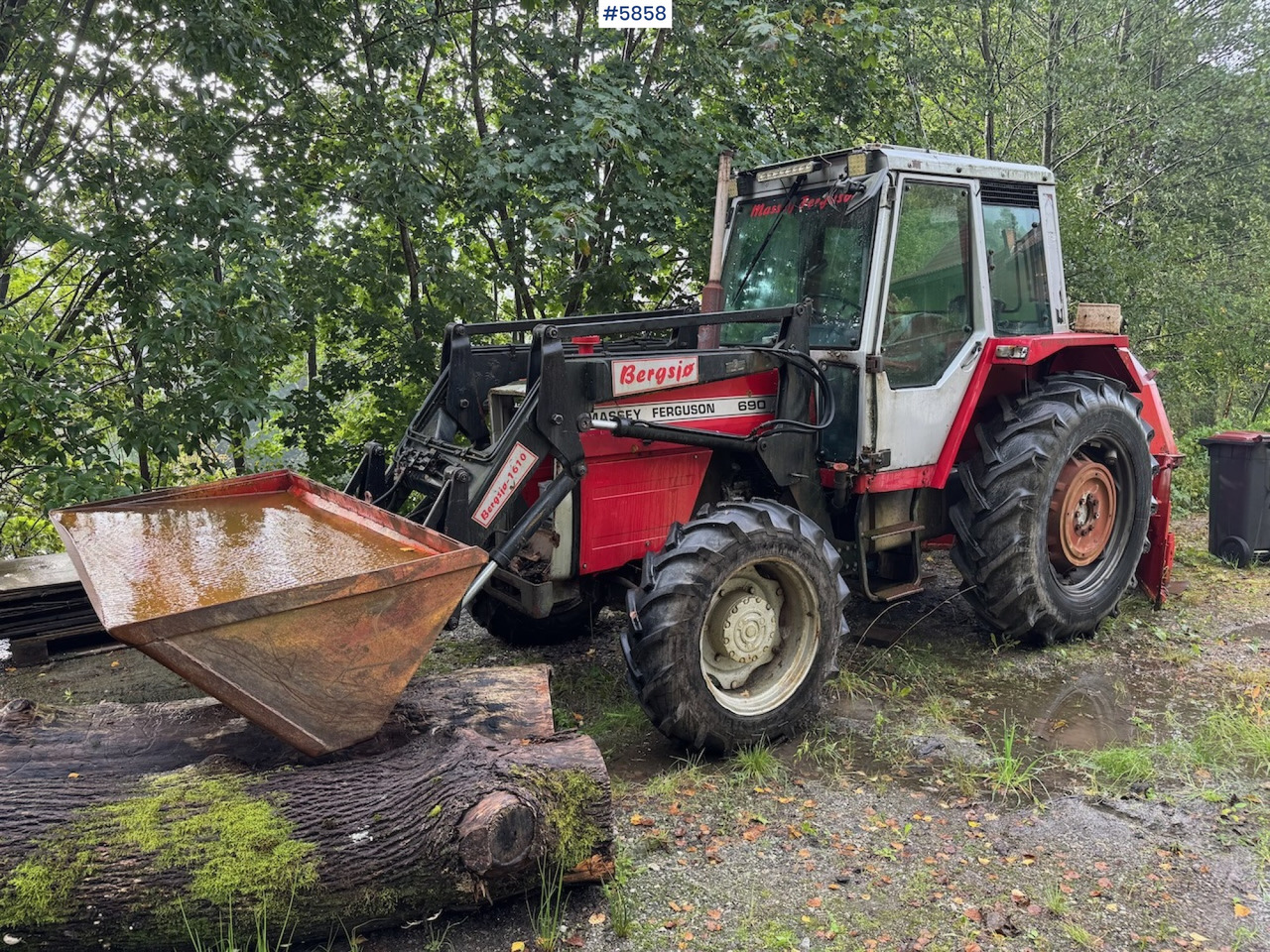 1983 Massey Ferguson 690 with front loader - جرار: صور 1 1983 Massey Ferguson 690 with front loader - جرار: صور 1