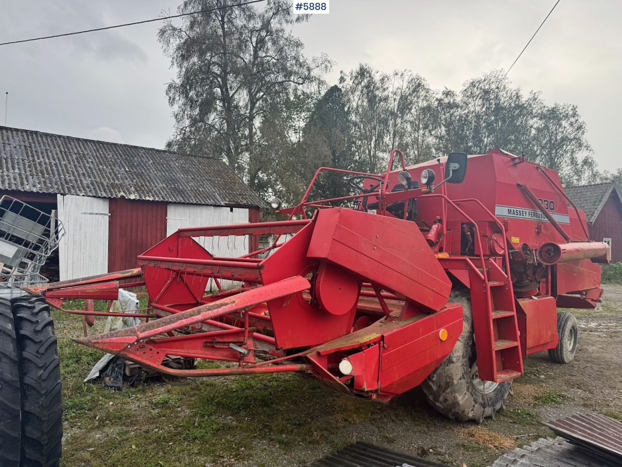 1986 Massey Ferguson 330 combine harvester - حصادة شاملة: صور 4 1986 Massey Ferguson 330 combine harvester - حصادة شاملة: صور 4