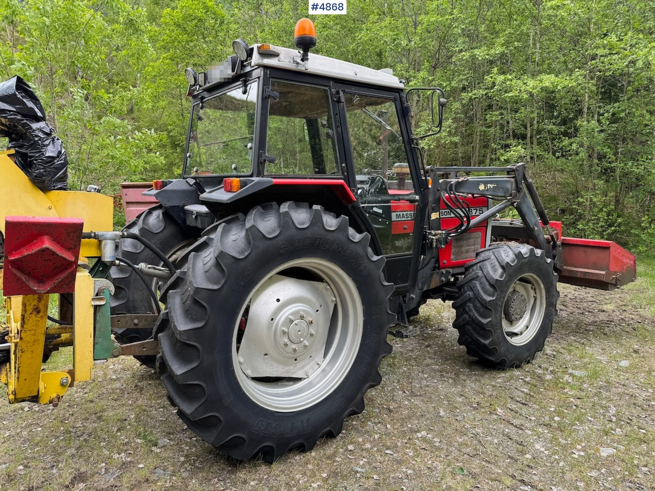 1988 Massey Ferguson 375 w/front loader - جرار: صور 2 1988 Massey Ferguson 375 w/front loader - جرار: صور 2