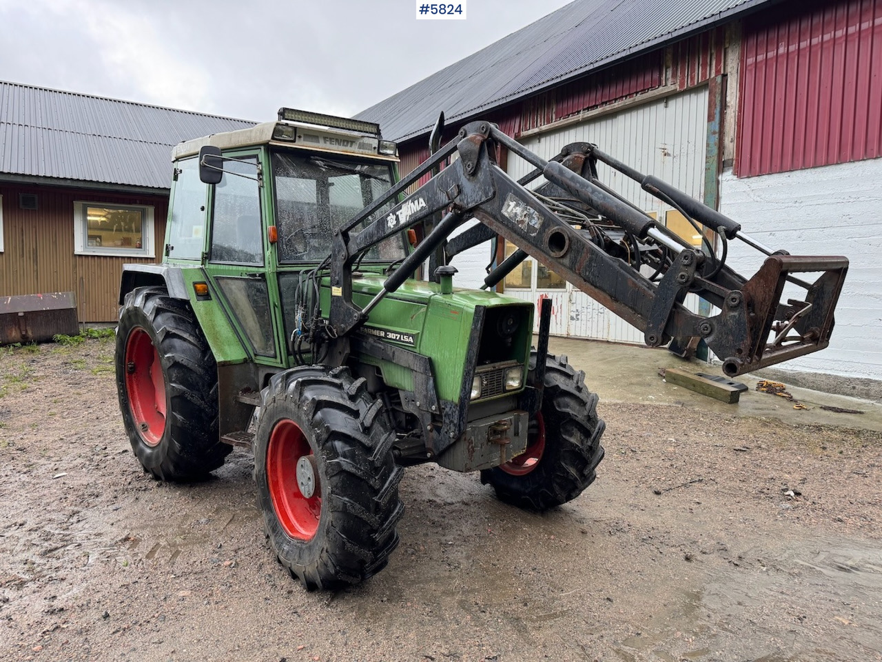 1991 Fendt Farmer 307 LSA w/ front loader. - جرار: صور 4 1991 Fendt Farmer 307 LSA w/ front loader. - جرار: صور 4