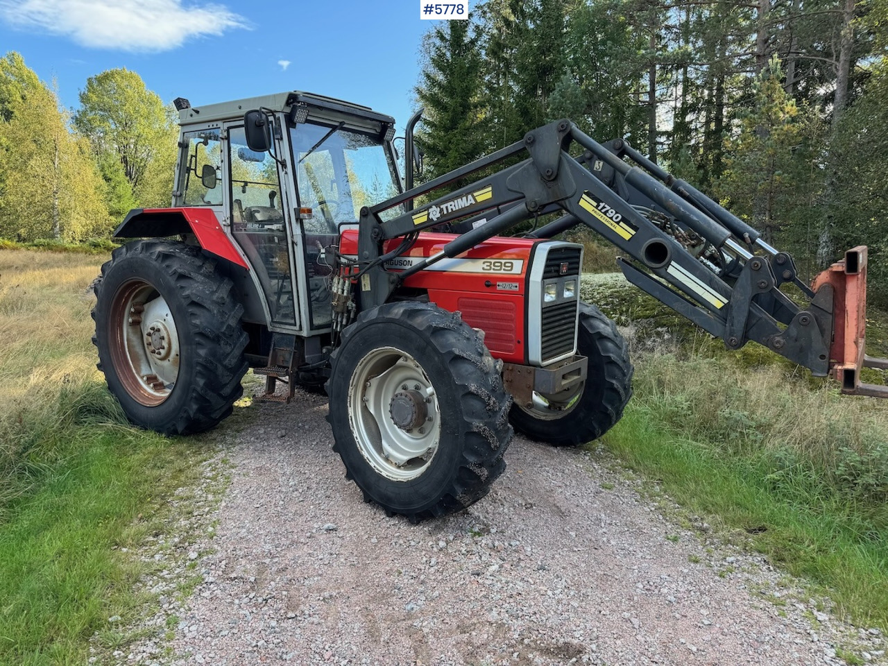 1995 Massey Ferguson 399 w/ front loader. - جرار: صور 1 1995 Massey Ferguson 399 w/ front loader. - جرار: صور 1