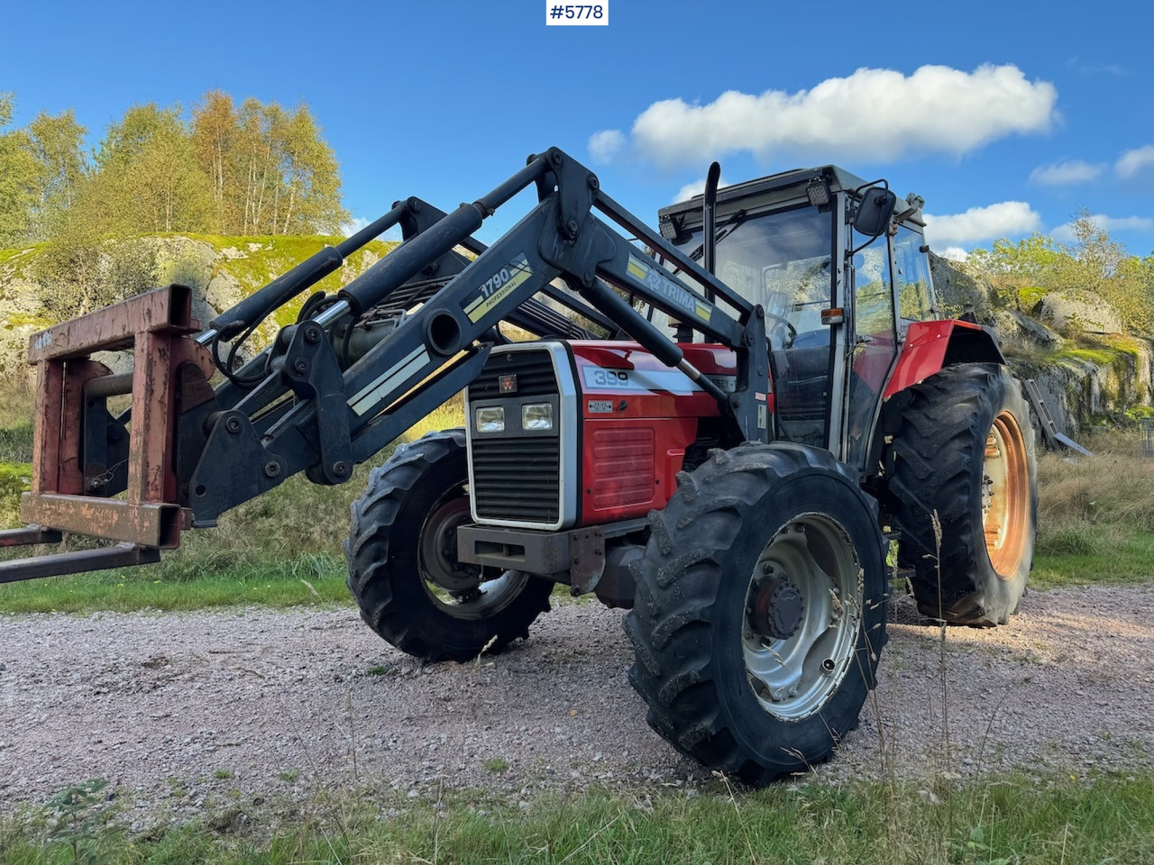 1995 Massey Ferguson 399 w/ front loader. - جرار: صور 4 1995 Massey Ferguson 399 w/ front loader. - جرار: صور 4
