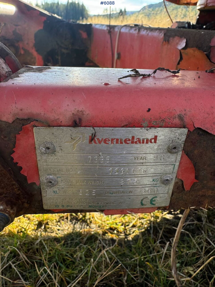 معدات القش 1998 Kverneland 7335 Round bale wrapper: صور 16 معدات القش 1998 Kverneland 7335 Round bale wrapper: صور 16