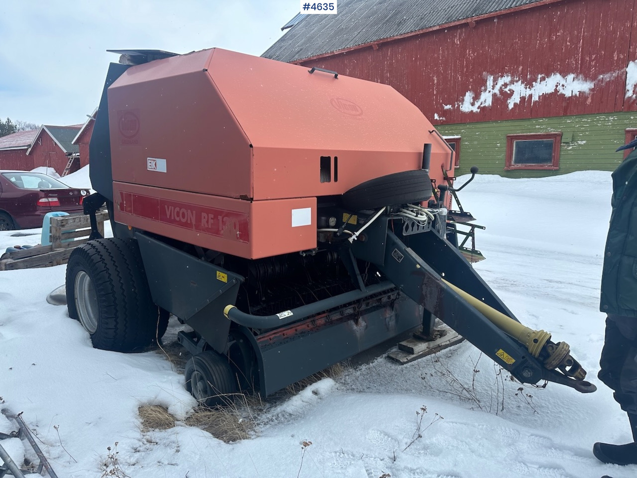 1998 Vicon RF 130 Round baler. - معدات القش: صور 2 1998 Vicon RF 130 Round baler. - معدات القش: صور 2