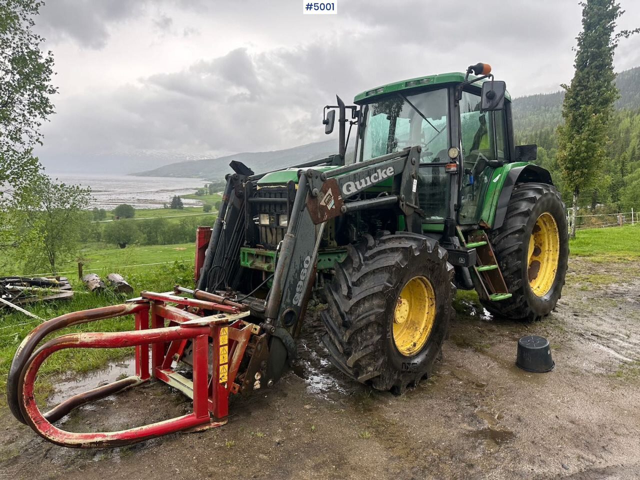 2000 John Deere 6610 4x4 tractor w/ front loader. - جرار: صور 1 2000 John Deere 6610 4x4 tractor w/ front loader. - جرار: صور 1