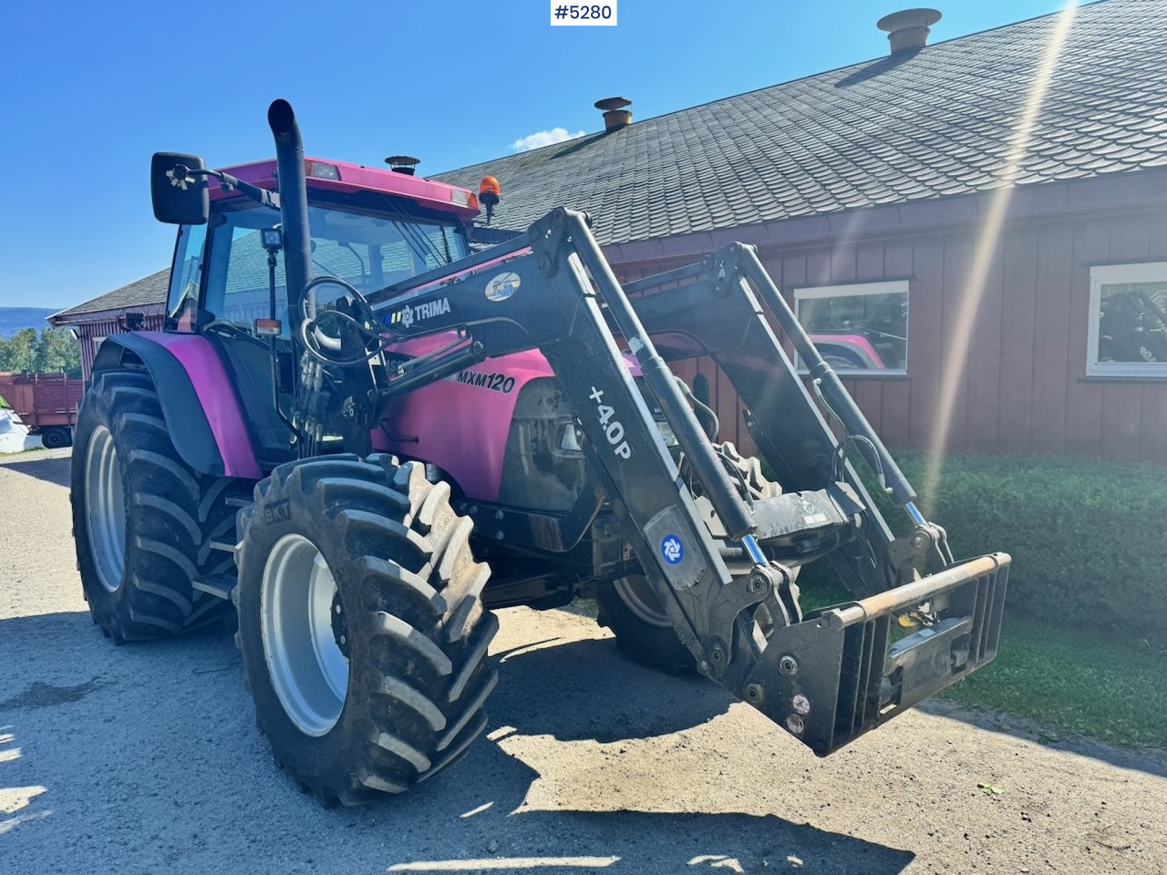 2006 Case MXM120 4x4 with front loader - جرار: صور 3 2006 Case MXM120 4x4 with front loader - جرار: صور 3