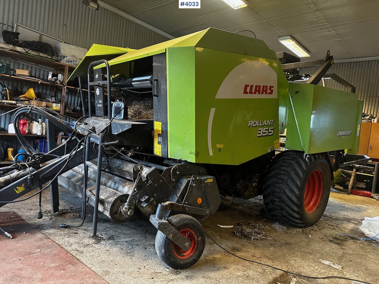 2008 Claas rollant 355 uniwrap round baler press - معدات القش: صور 1 2008 Claas rollant 355 uniwrap round baler press - معدات القش: صور 1