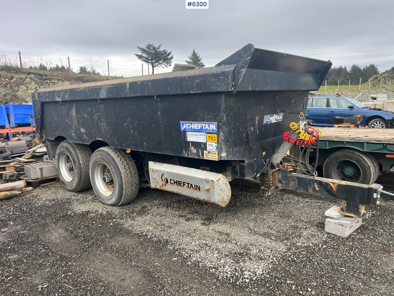2012 Chieftain 20 ton 2 axle dump trailer - قلابة مقطورة الزراعية: صور 1 2012 Chieftain 20 ton 2 axle dump trailer - قلابة مقطورة الزراعية: صور 1