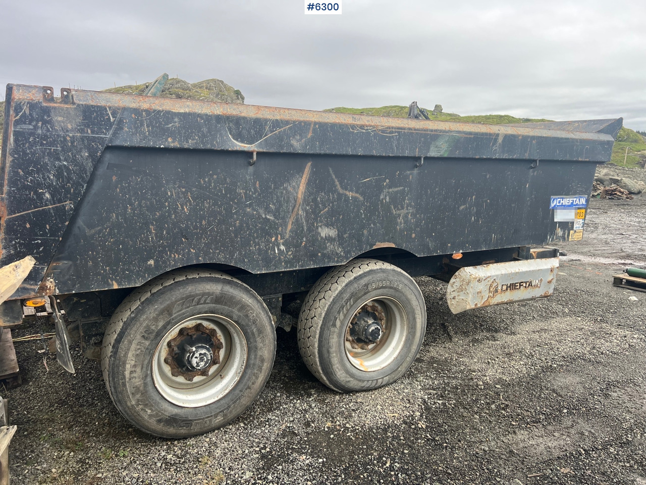 2012 Chieftain 20 ton 2 axle dump trailer - قلابة مقطورة الزراعية: صور 4 2012 Chieftain 20 ton 2 axle dump trailer - قلابة مقطورة الزراعية: صور 4