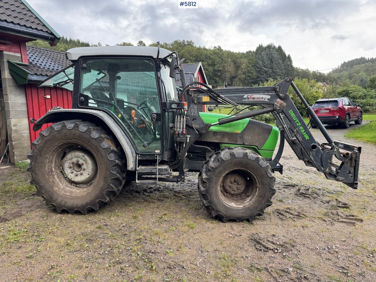 جرار 2013 Deutz Fahr Agroplus 410 DT w/ front loader.: صور 7