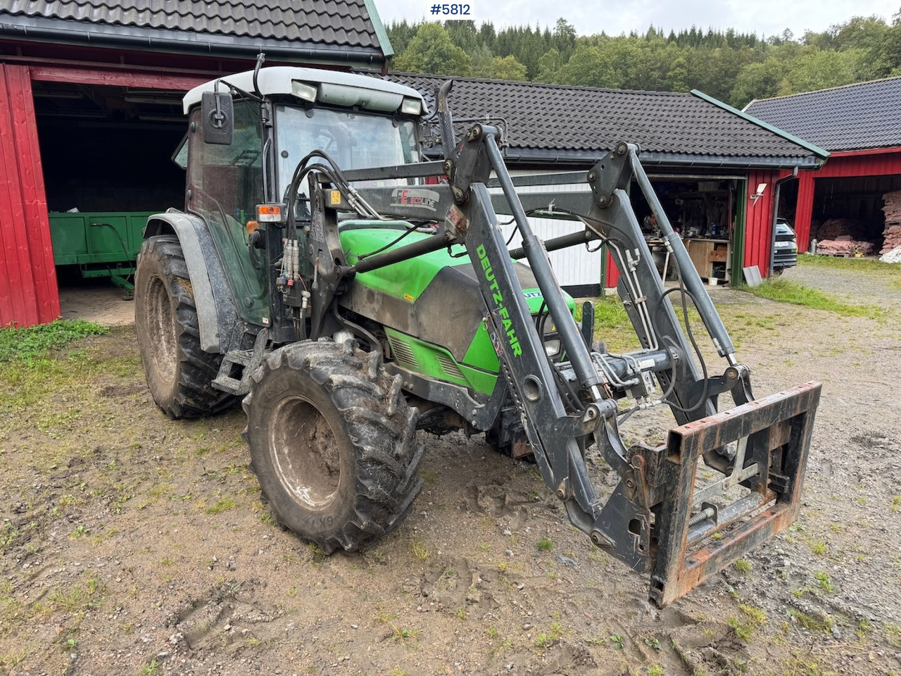 جرار 2013 Deutz Fahr Agroplus 410 DT w/ front loader.: صور 6