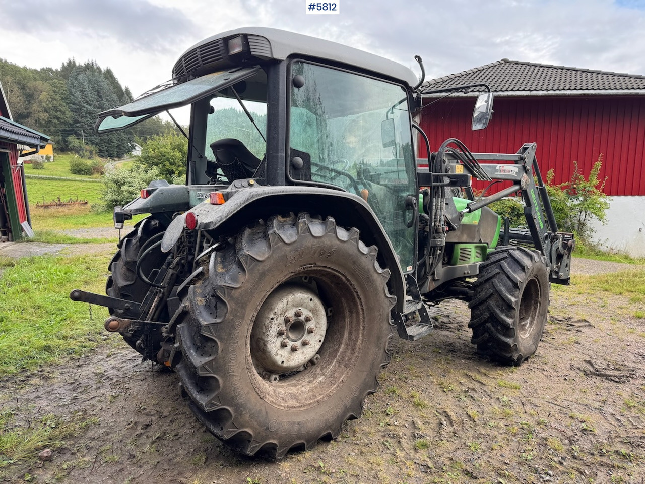جرار 2013 Deutz Fahr Agroplus 410 DT w/ front loader.: صور 8