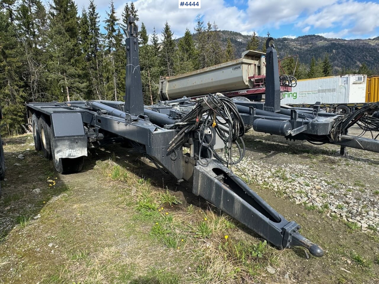 2015 Fliegl hook trailer - عربة مسطحة منخفضة مقطورة: صور 3 2015 Fliegl hook trailer - عربة مسطحة منخفضة مقطورة: صور 3