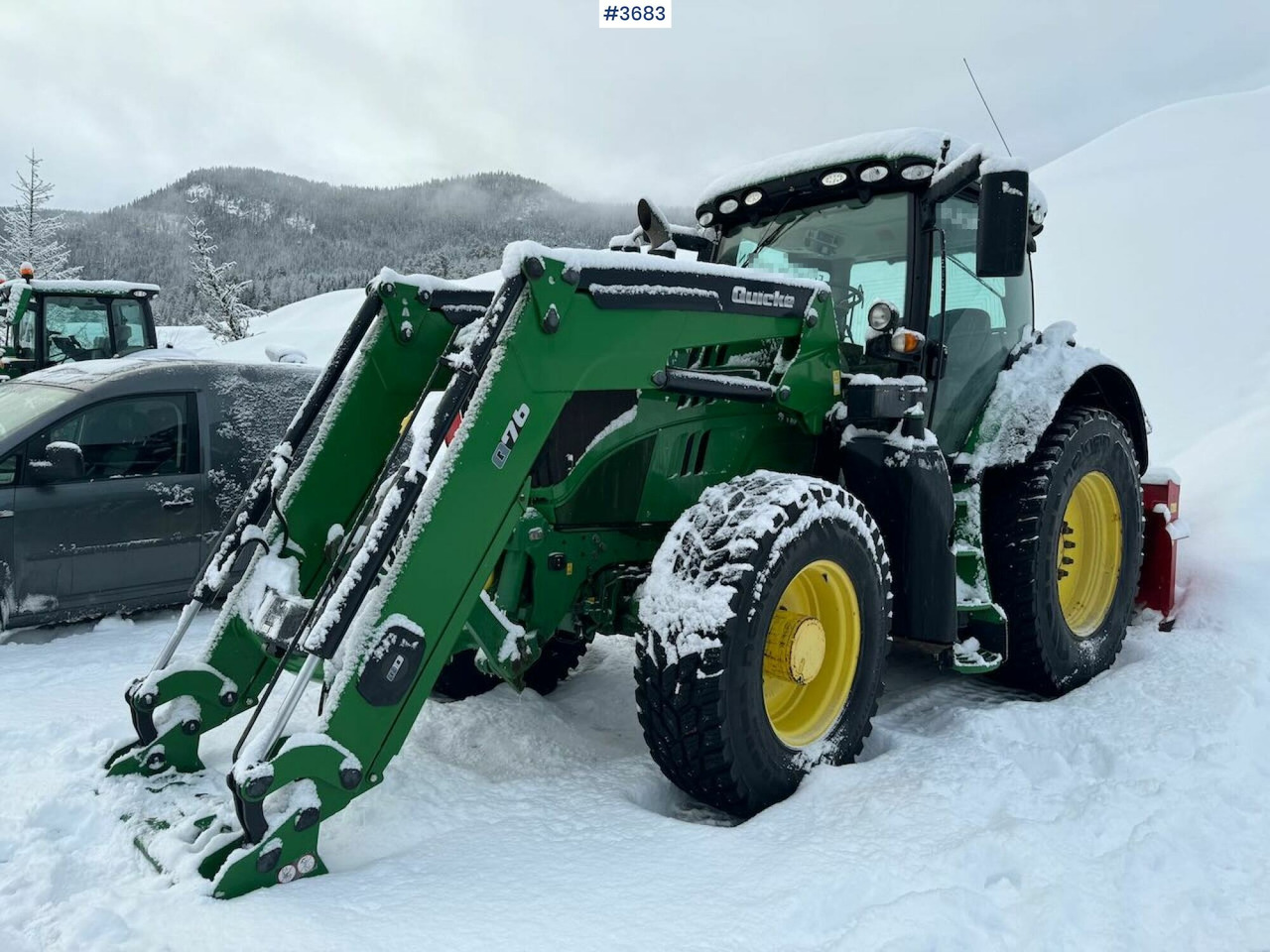 2016 John Deere 6175R 4x4 w/ front loader - جرار: صور 4 2016 John Deere 6175R 4x4 w/ front loader - جرار: صور 4