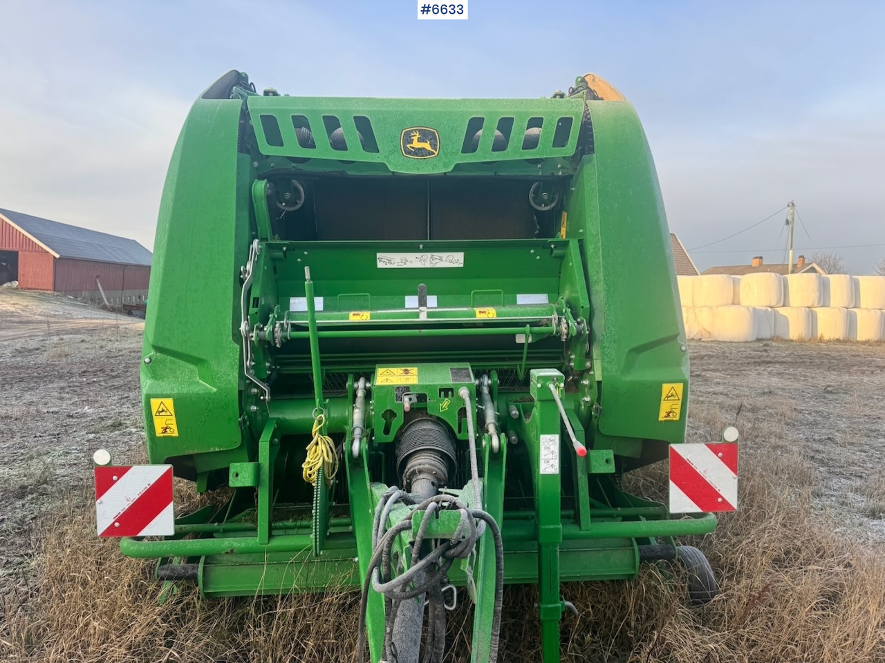 معدات القش 2018 John Deere V451R Round baler: صور 9