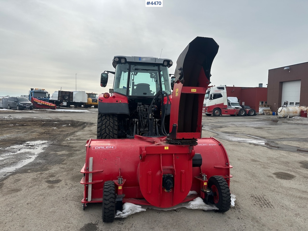 جرار 2018 Massey Ferguson MF5713 S w/ 2020 Dalen snow blower: صور 10 جرار 2018 Massey Ferguson MF5713 S w/ 2020 Dalen snow blower: صور 10