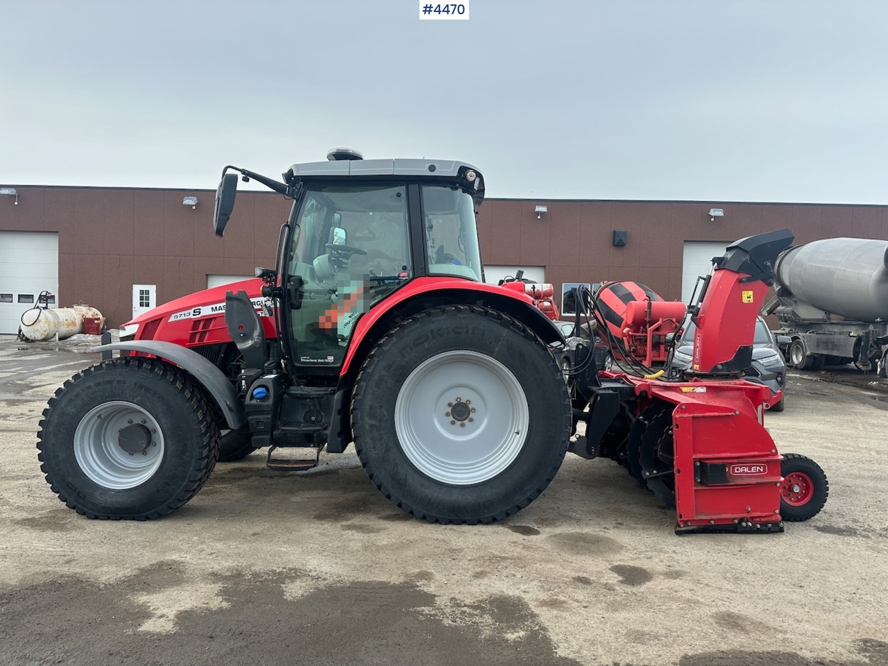 جرار 2018 Massey Ferguson MF5713 S w/ 2020 Dalen snow blower: صور 7 جرار 2018 Massey Ferguson MF5713 S w/ 2020 Dalen snow blower: صور 7