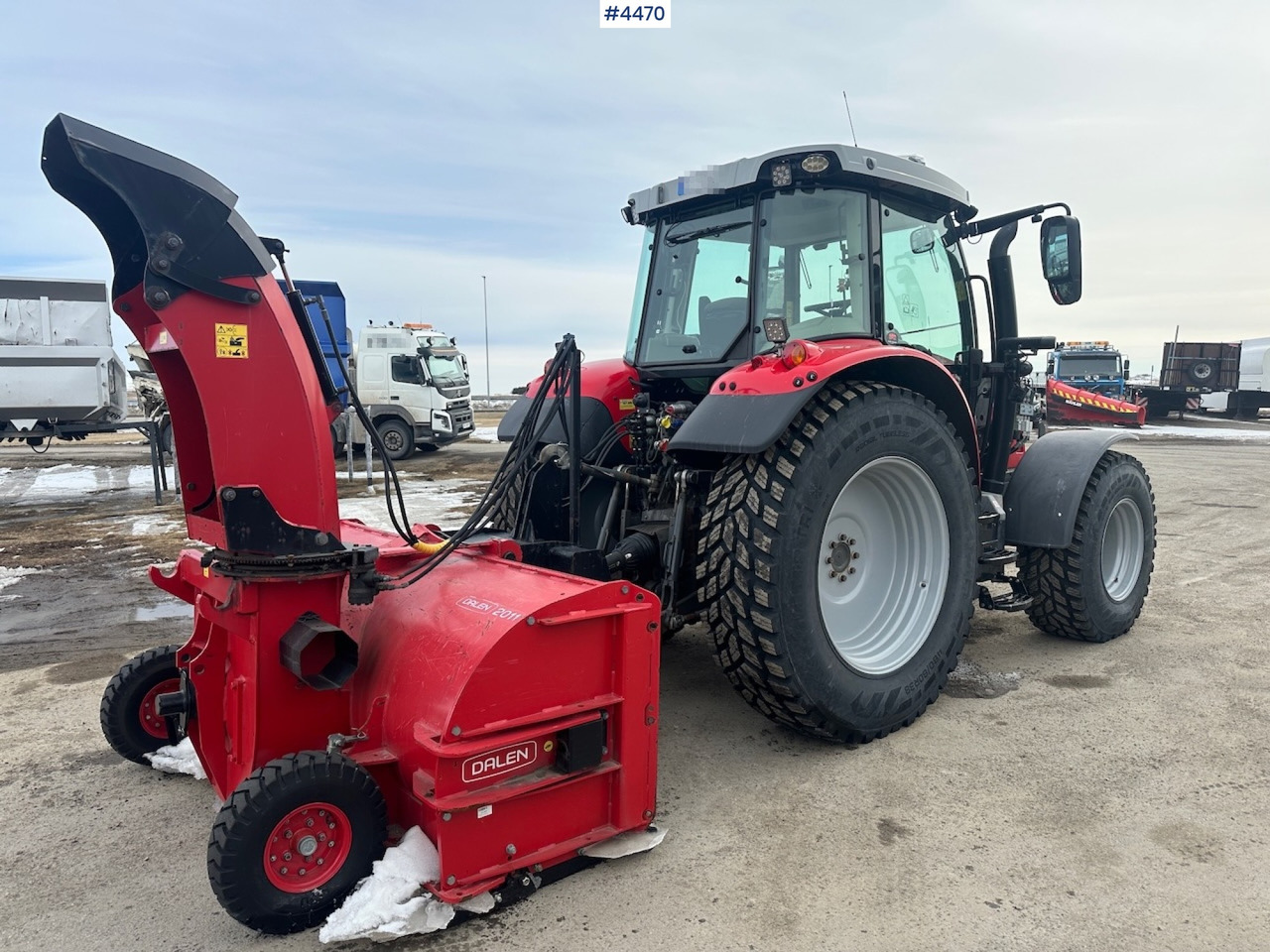 جرار 2018 Massey Ferguson MF5713 S w/ 2020 Dalen snow blower: صور 6 جرار 2018 Massey Ferguson MF5713 S w/ 2020 Dalen snow blower: صور 6