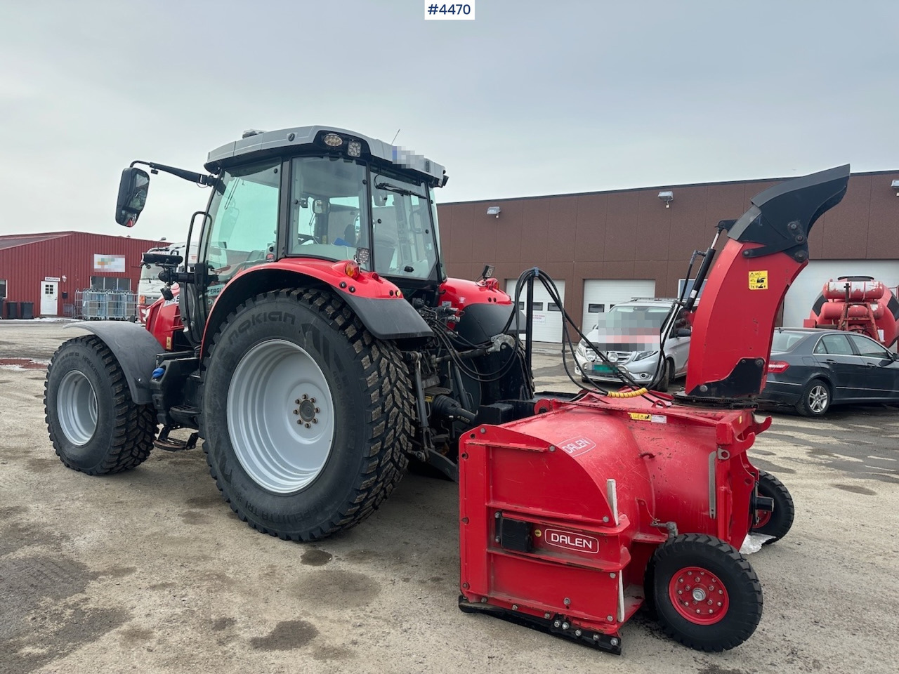جرار 2018 Massey Ferguson MF5713 S w/ 2020 Dalen snow blower: صور 8 جرار 2018 Massey Ferguson MF5713 S w/ 2020 Dalen snow blower: صور 8